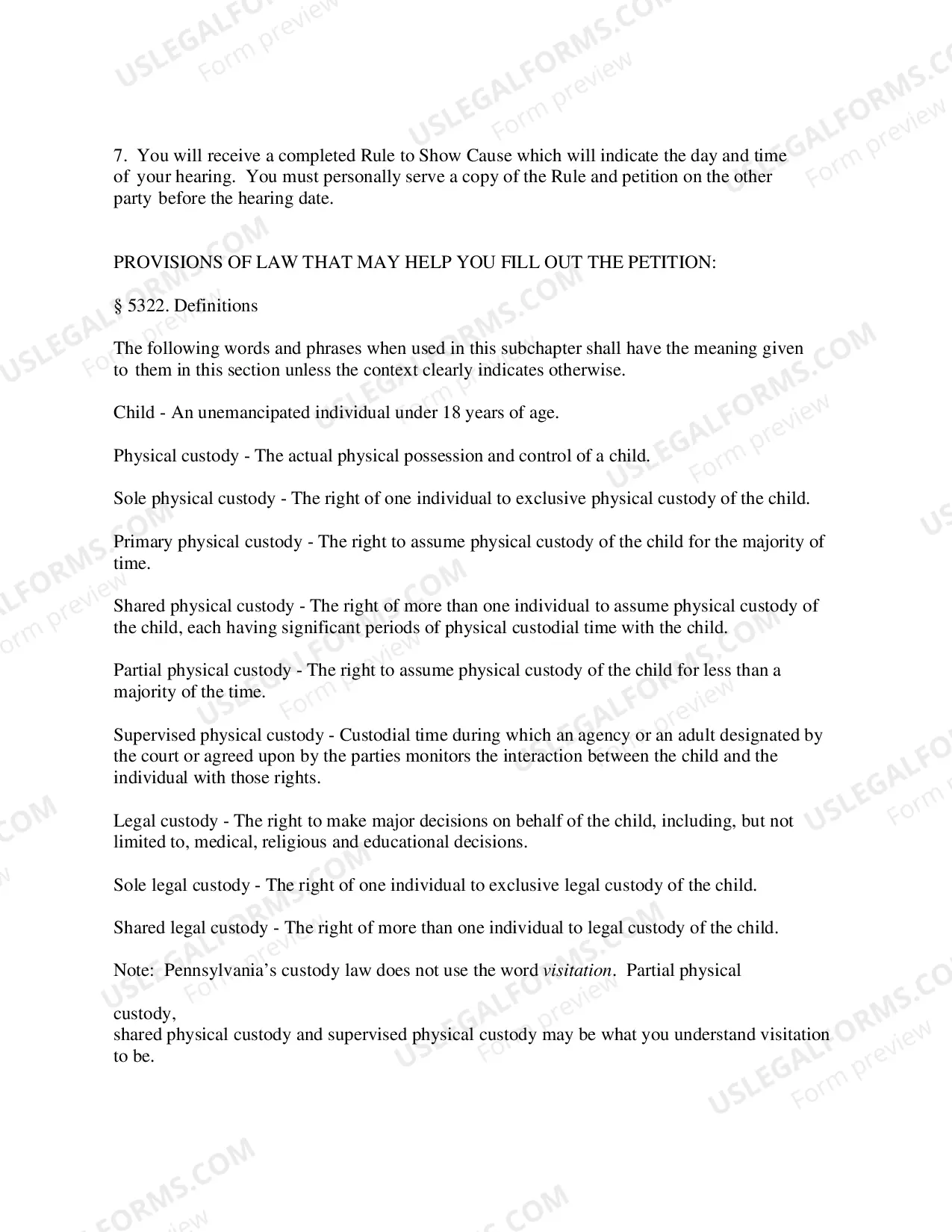 Preview Petition For Expedited Relief-Custody
