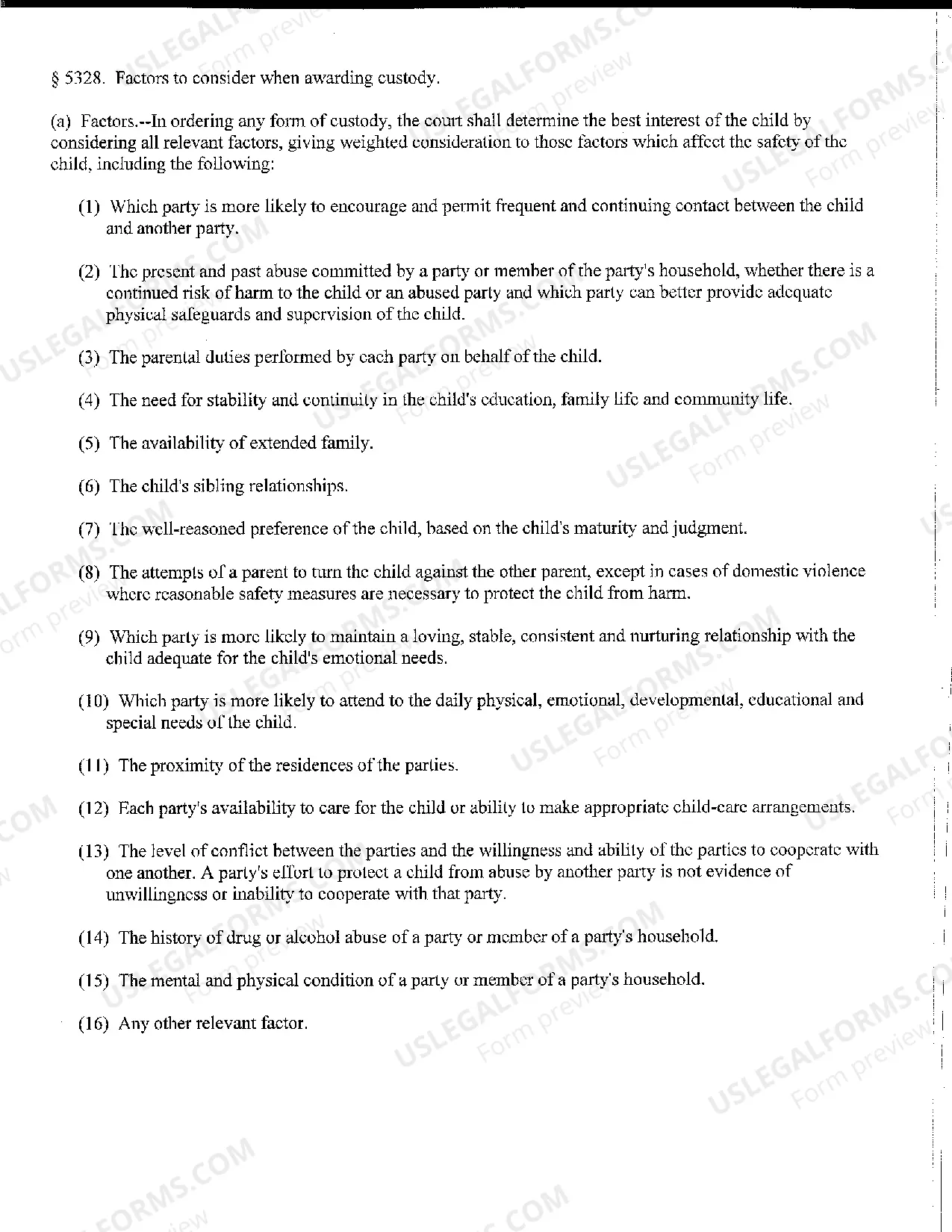 Preview Petition to Modify Custody