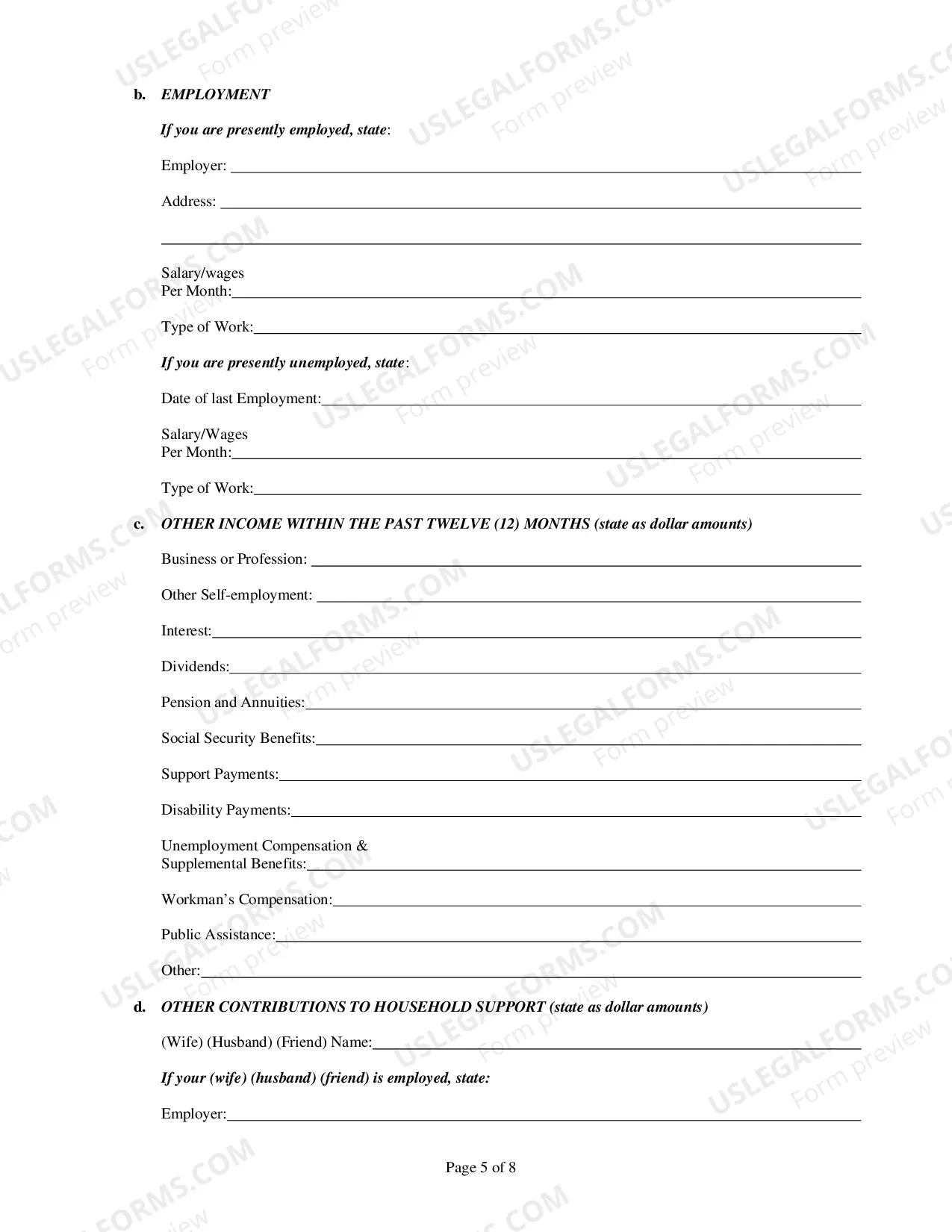 Preview Petition to Proceed In Forma Pauperis