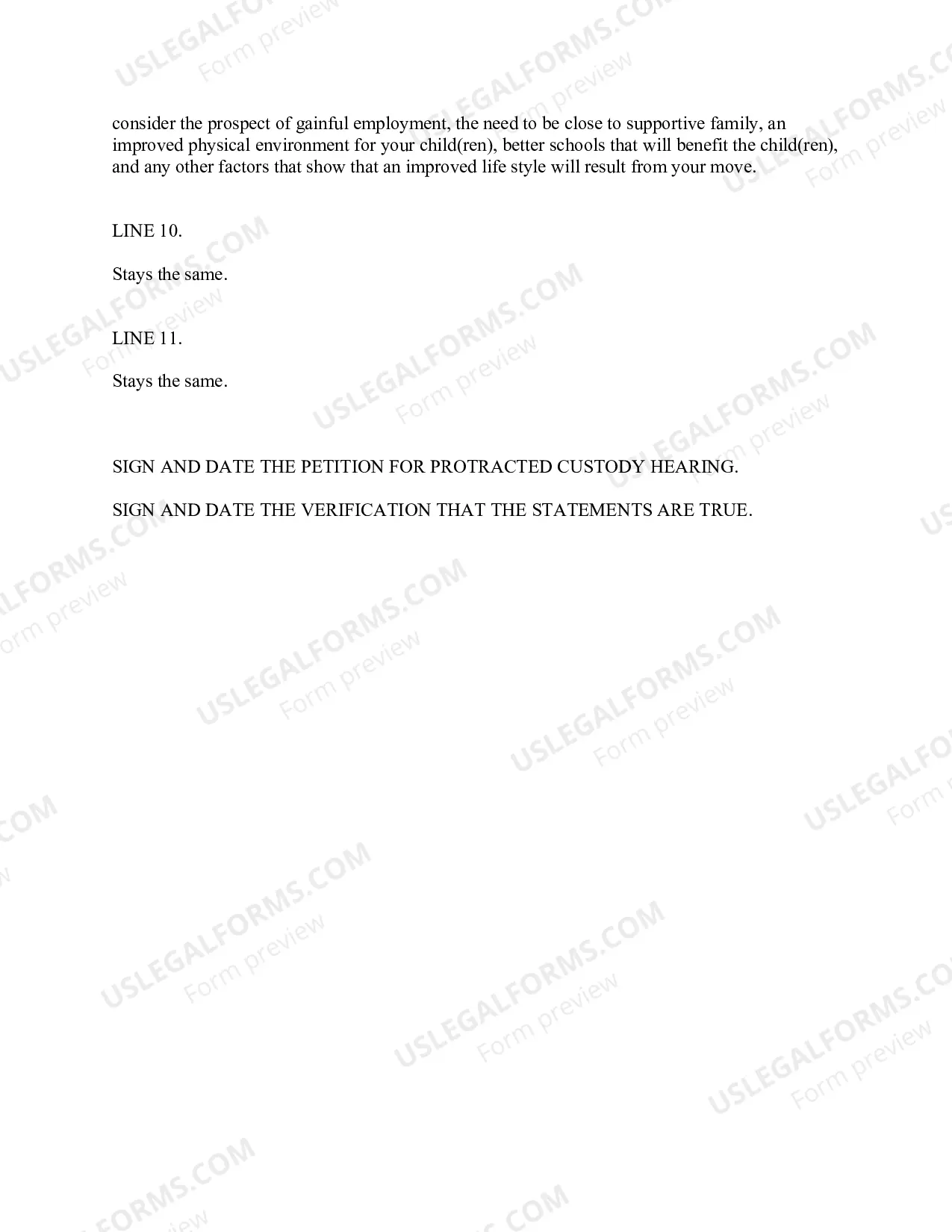 Preview Relocation Petition