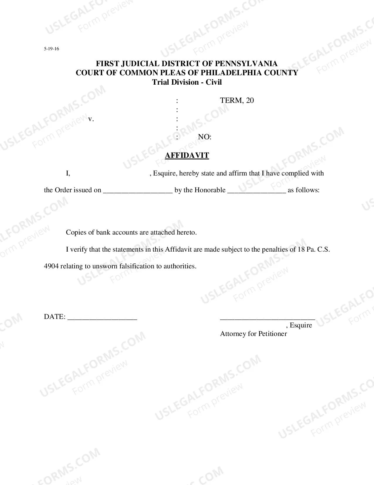 Preview Petition to Settle Wrongful Death And Survival Actions