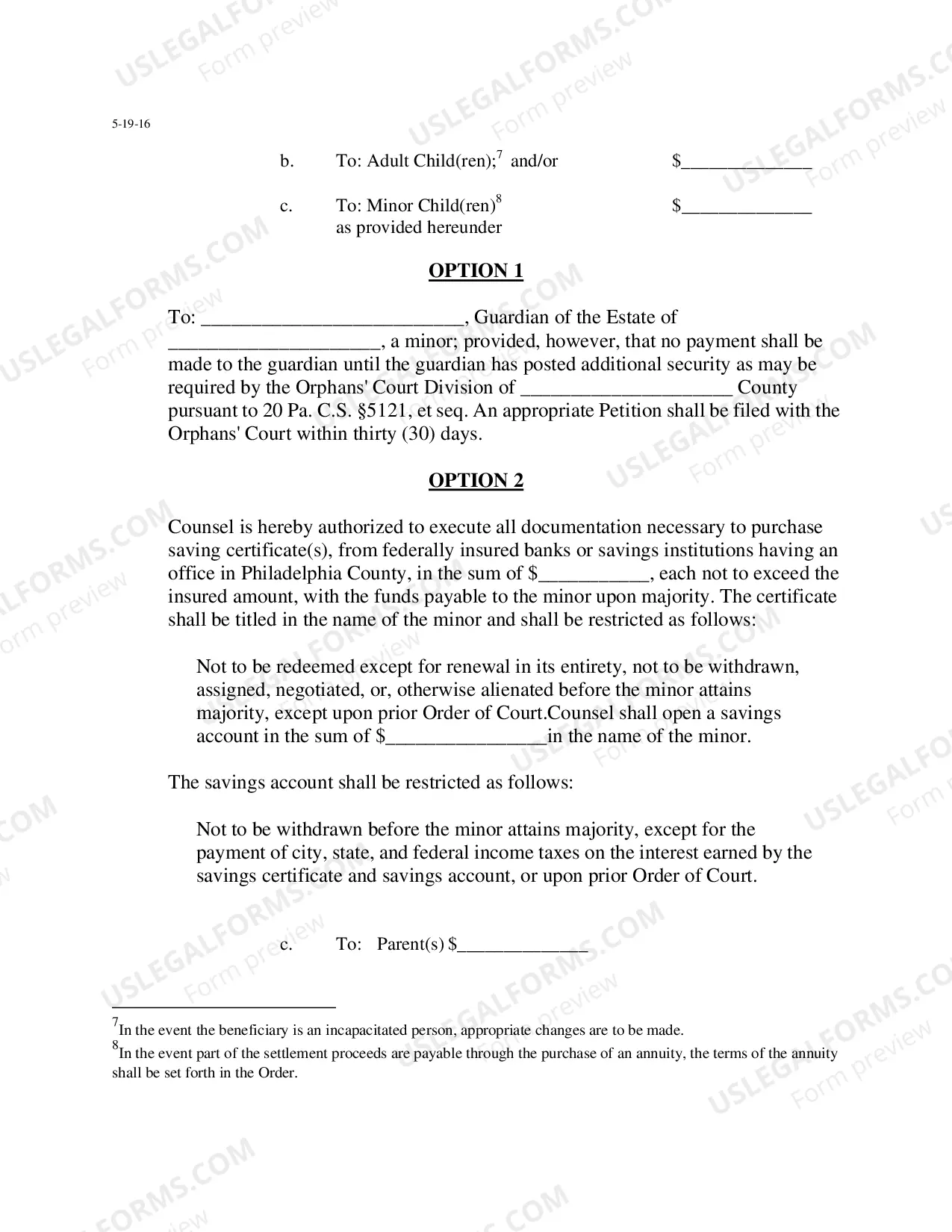 Preview Petition to Settle Wrongful Death And Survival Actions