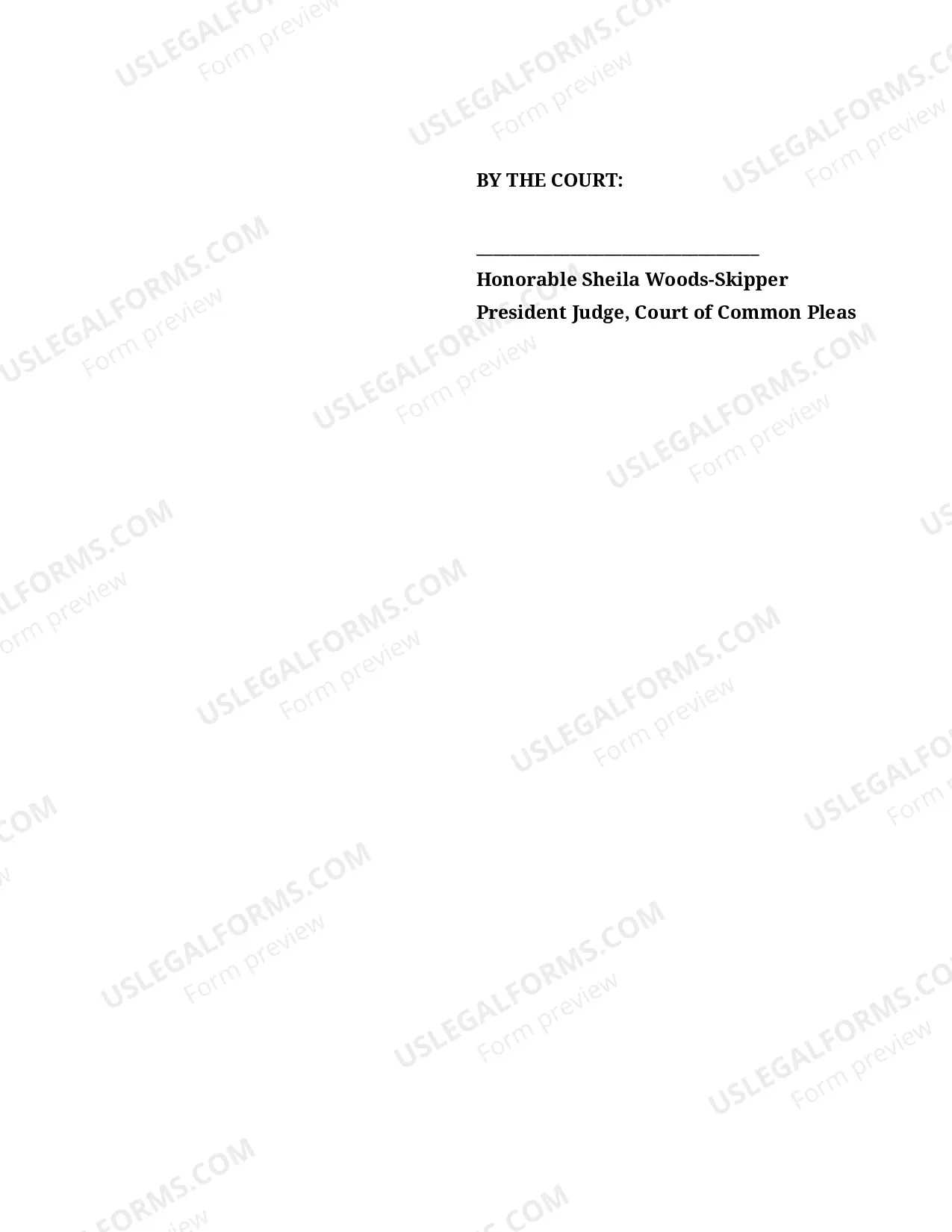 Preview Election Board Petition Order