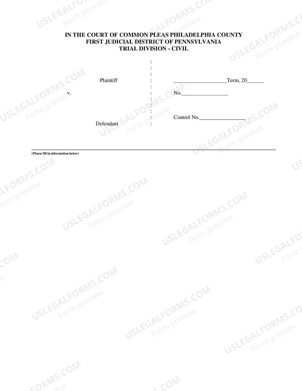 Preview Motion Petition Packet