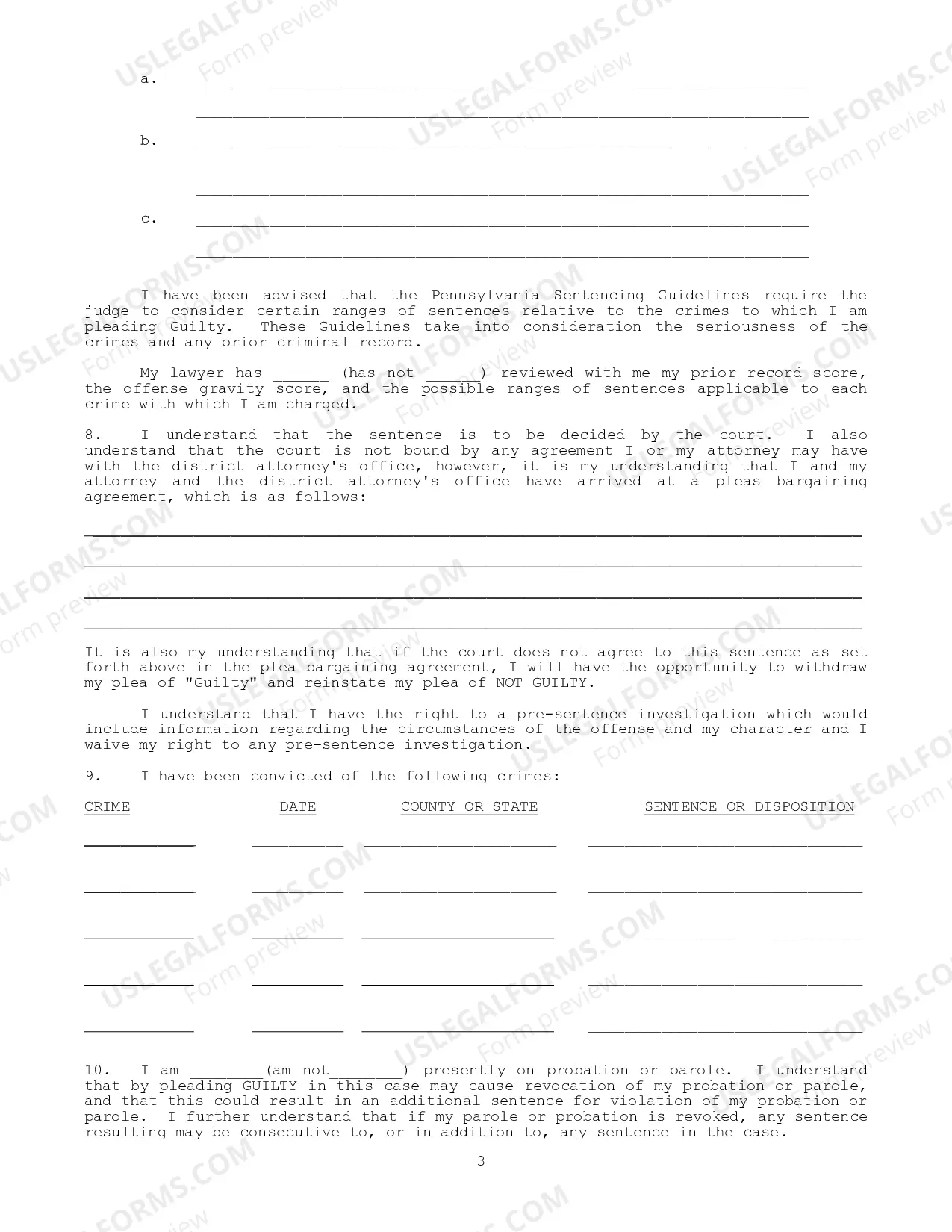 Preview Petition For Probation Without Verdict