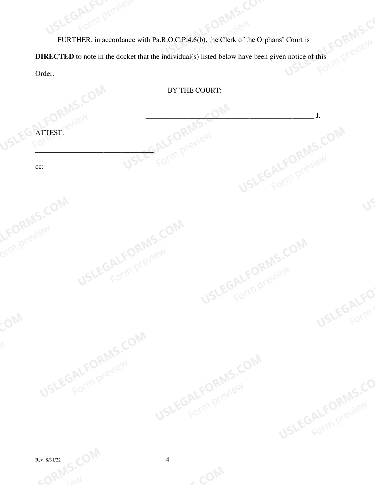 Preview Adoption - Voluntary Relinquishment Petition