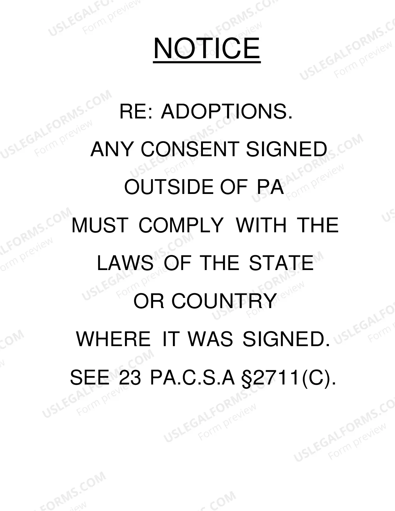 Preview Consent By Parent of Adoptee