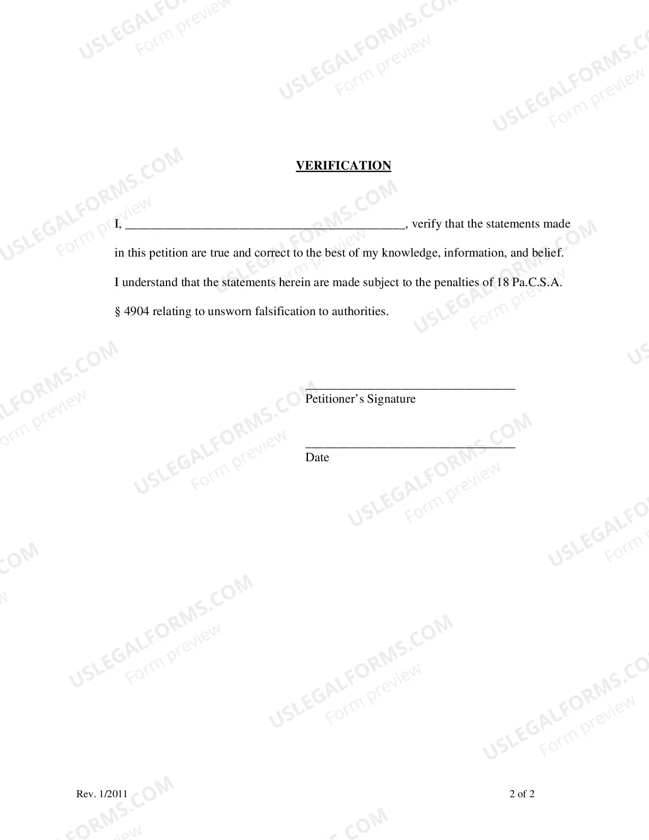 Preview Adult Adoptee Name Change Application