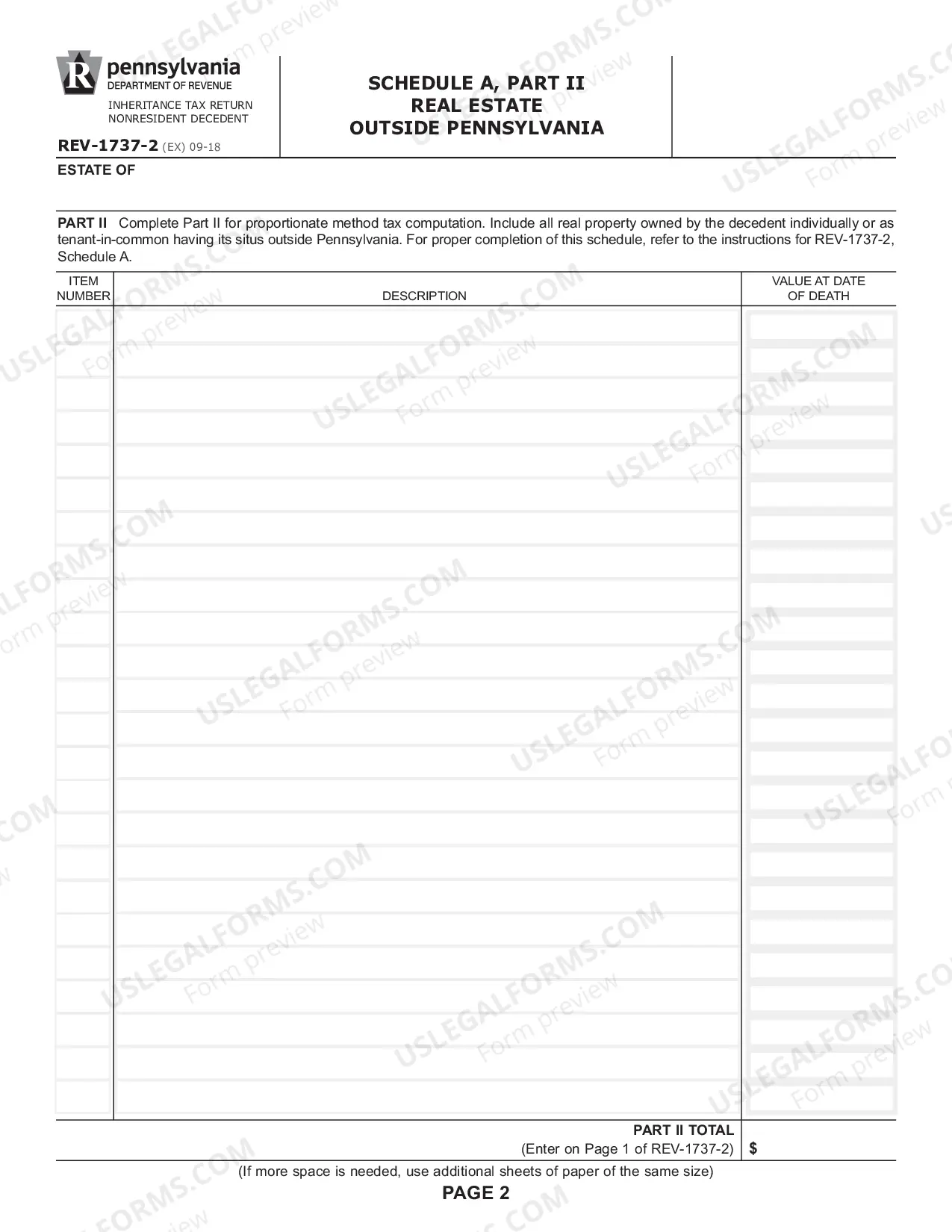 Preview REV-1737-2 -- Schedule A