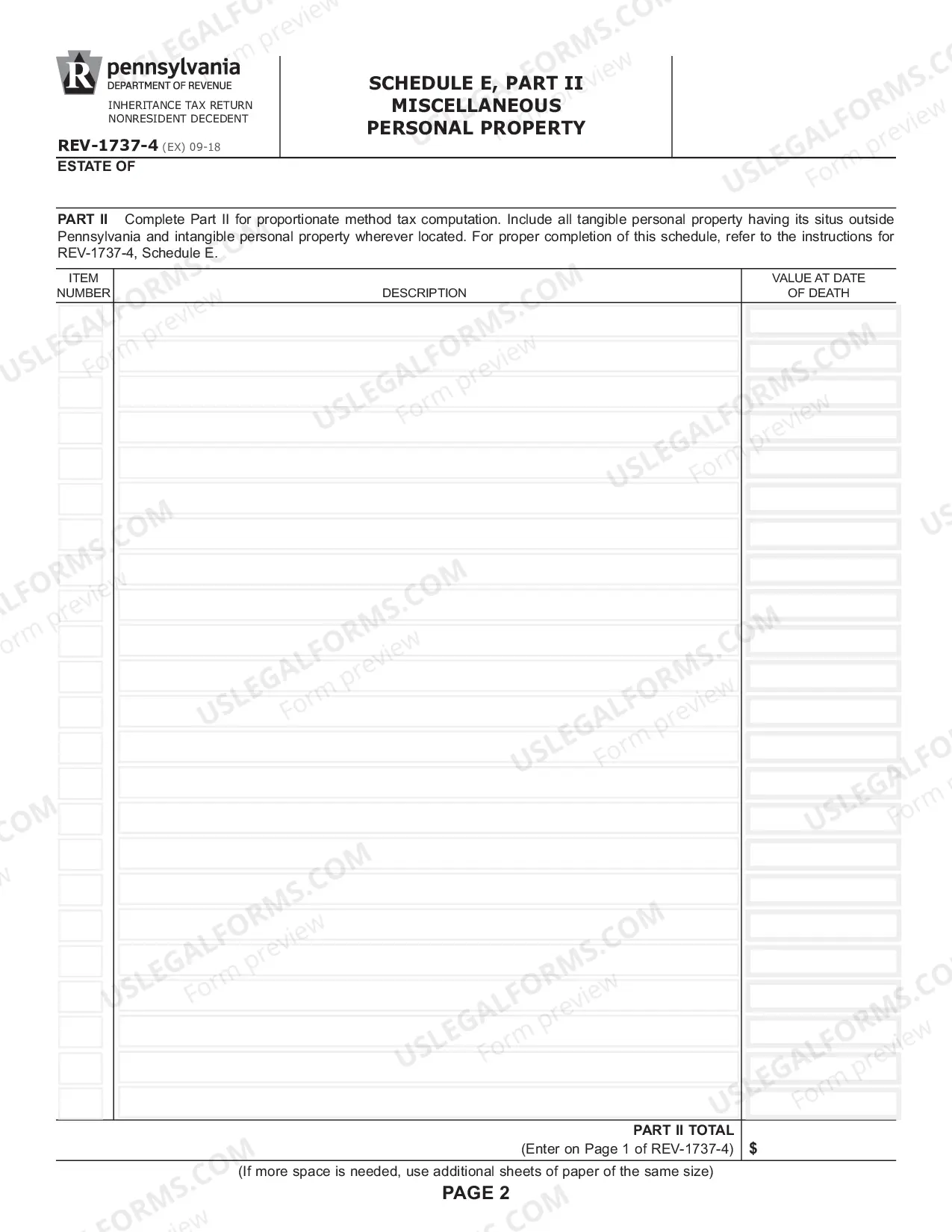 Preview REV-1737-4 -- Schedule E