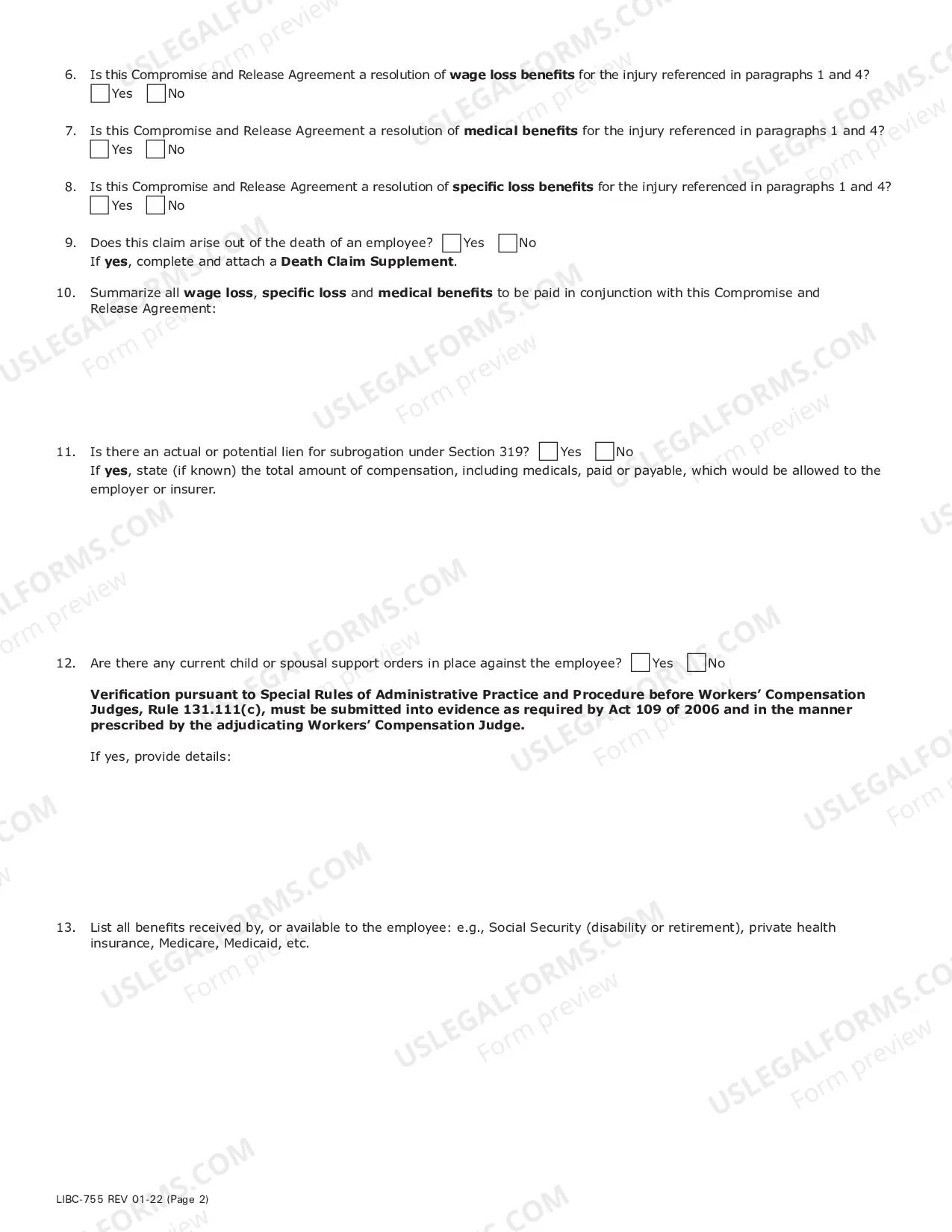 Preview Compromise And Release Agreement