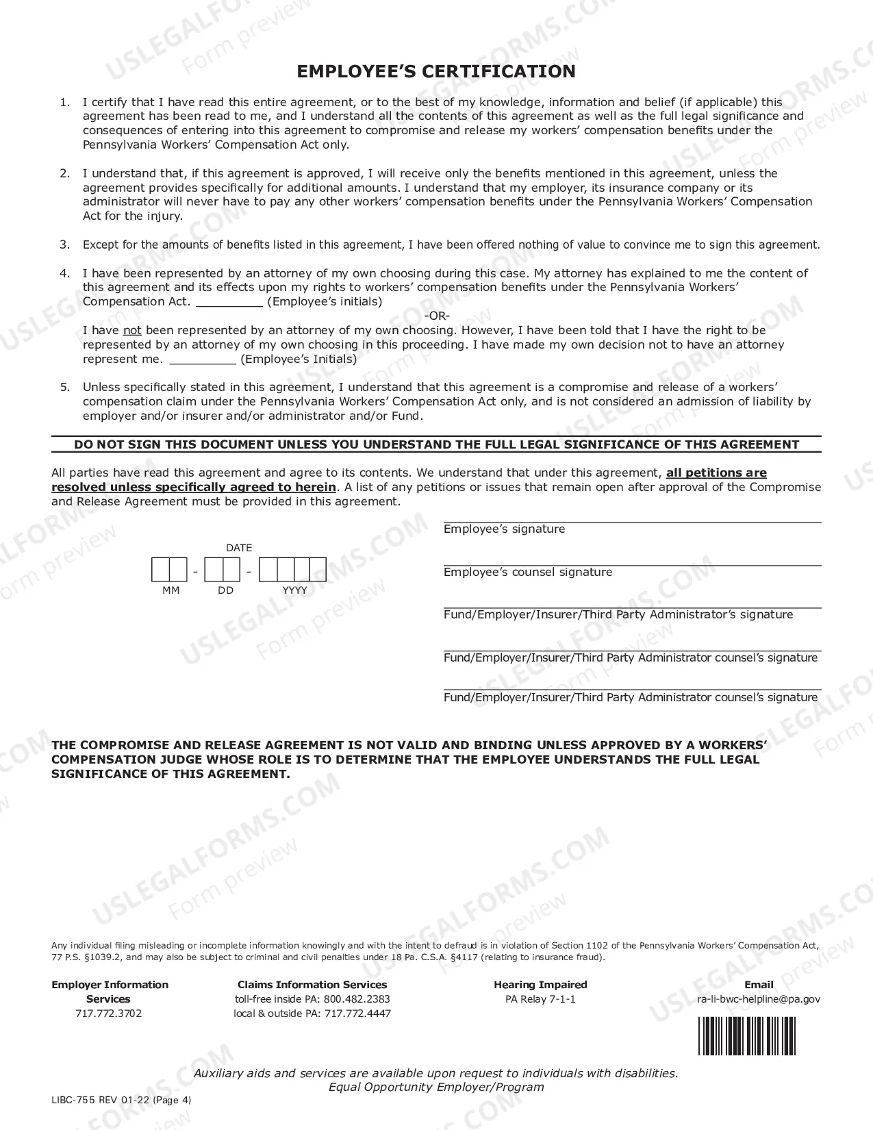Preview Compromise And Release Agreement