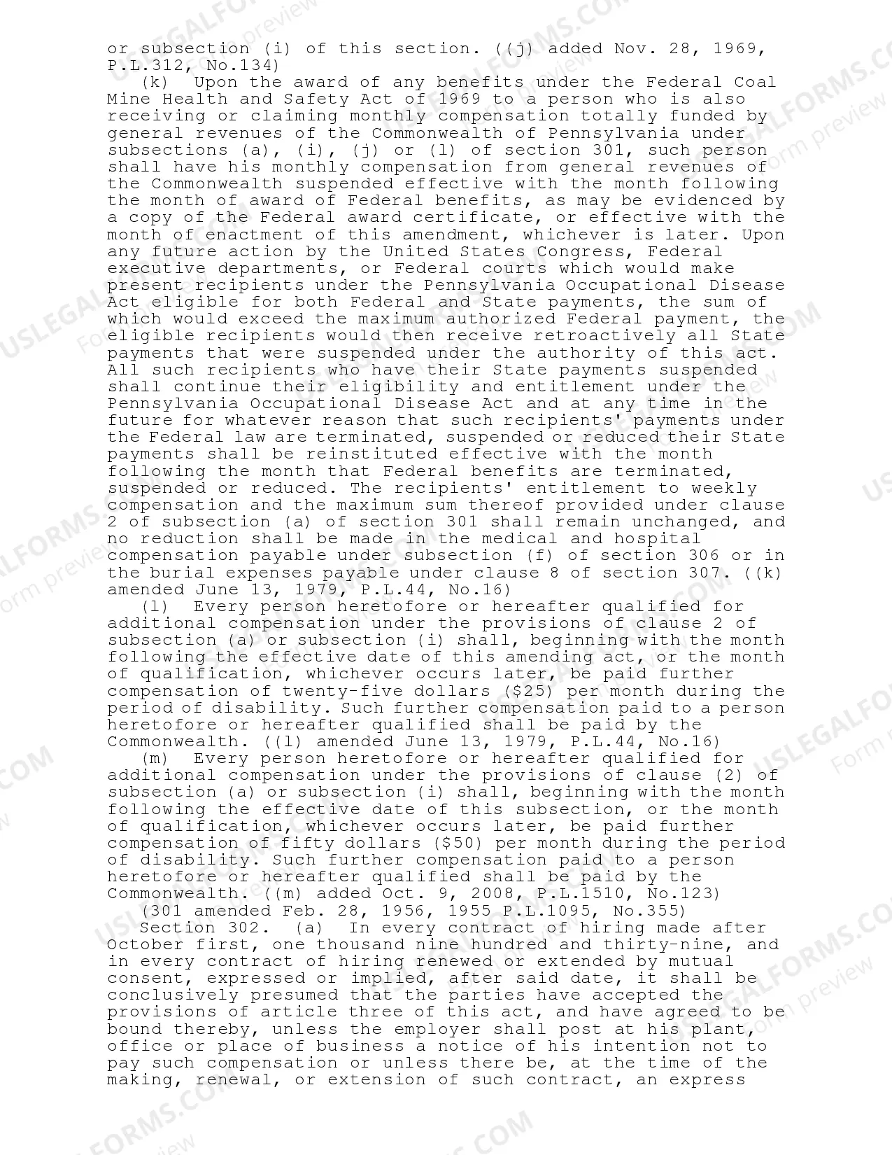 Preview Pennsylvania Occupational Disease Act