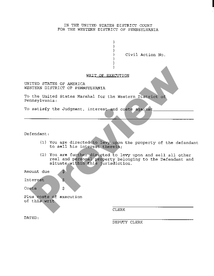 allentown-pennsylvania-writ-of-execution-writ-execution-us-legal-forms