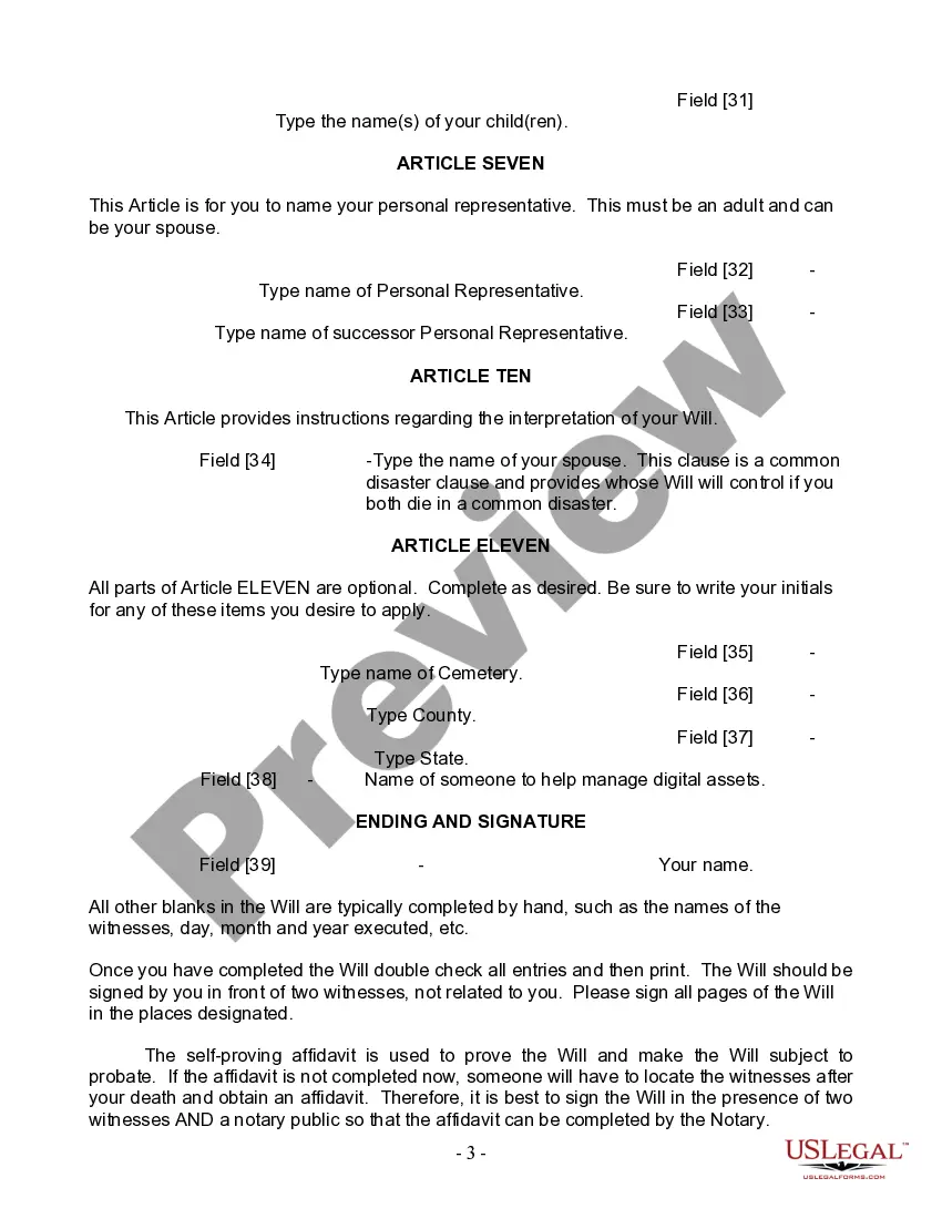 Preview Mutual Wills Package with Last Wills and Testaments for Married Couple with Adult Children