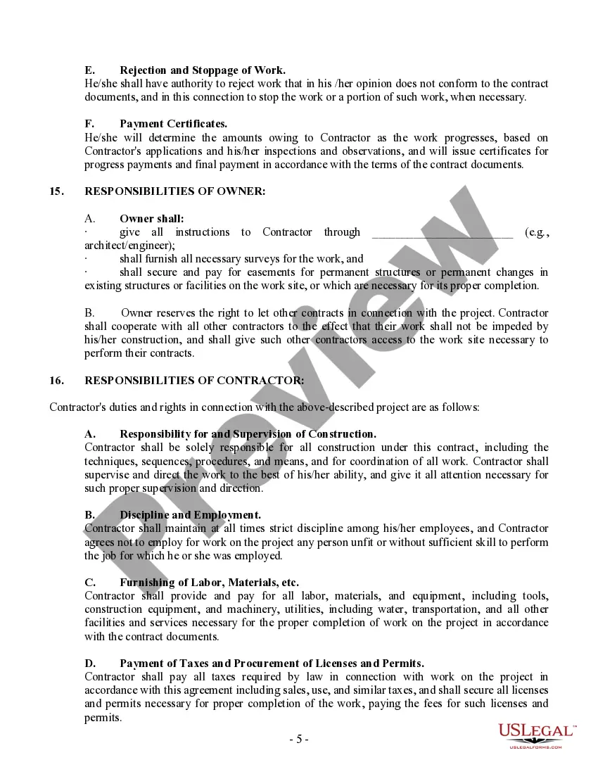Get Commercial Contract for Contractor Preview Commercial Contract for Contractor