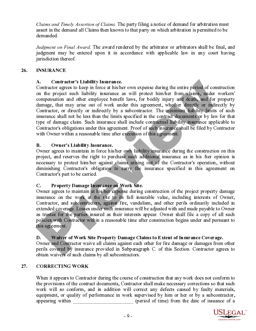 Get Commercial Contract for Contractor Preview Commercial Contract for Contractor