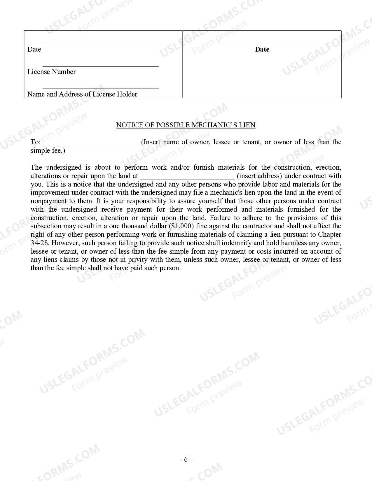 Preview Framing Contract for Contractor