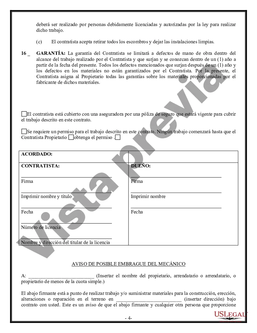 Preview Contrato de trabajo en el sitio para el contratista