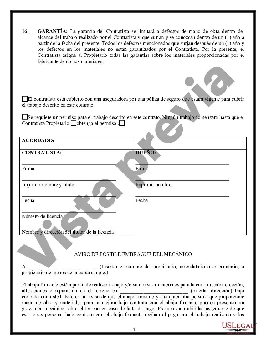 Preview Contrato de Drenaje para Contratista