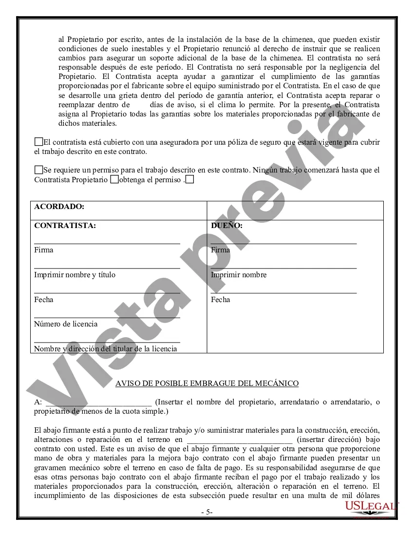 Preview Contrato de Fundación para Contratista