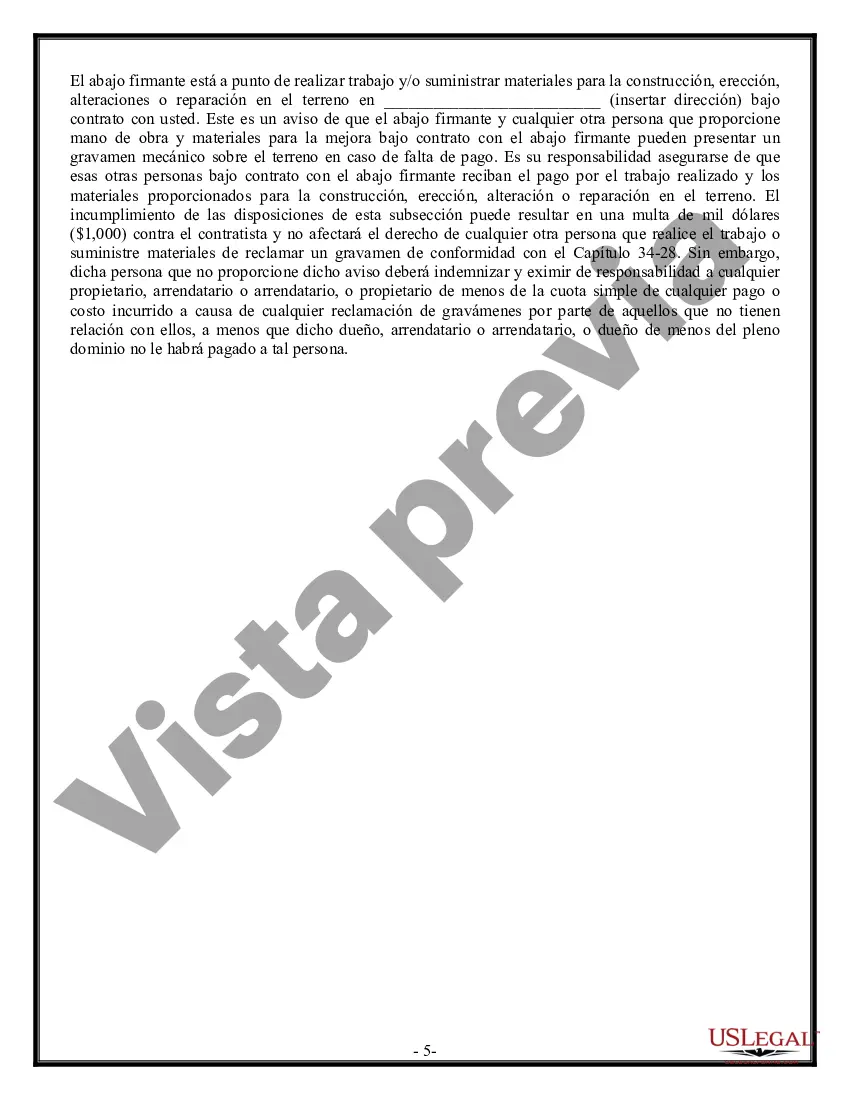 Preview Contrato de albañil para contratista