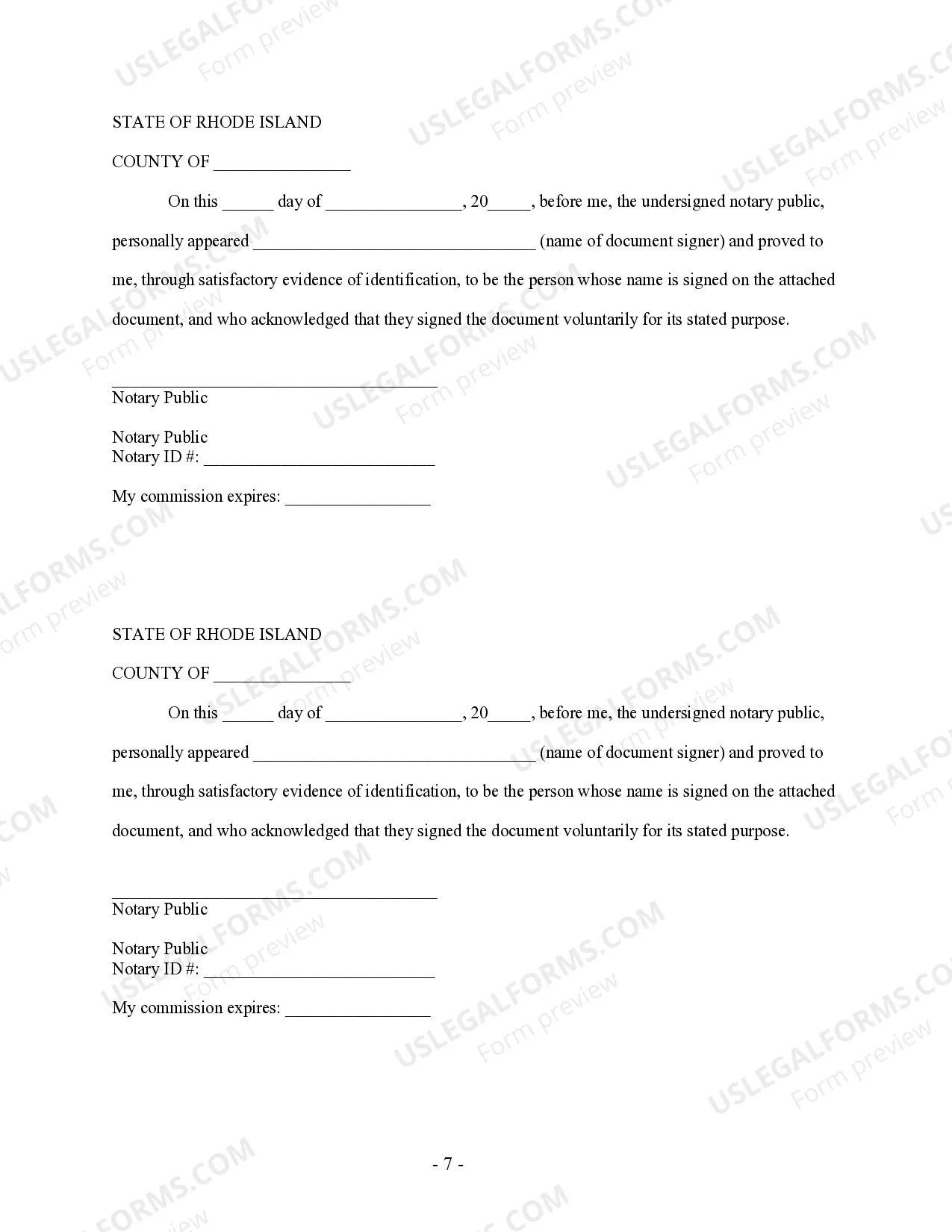 Preview Rhode Island Prenuptial Premarital Agreement - Uniform Premarital Agreement Act - with Financial Statements