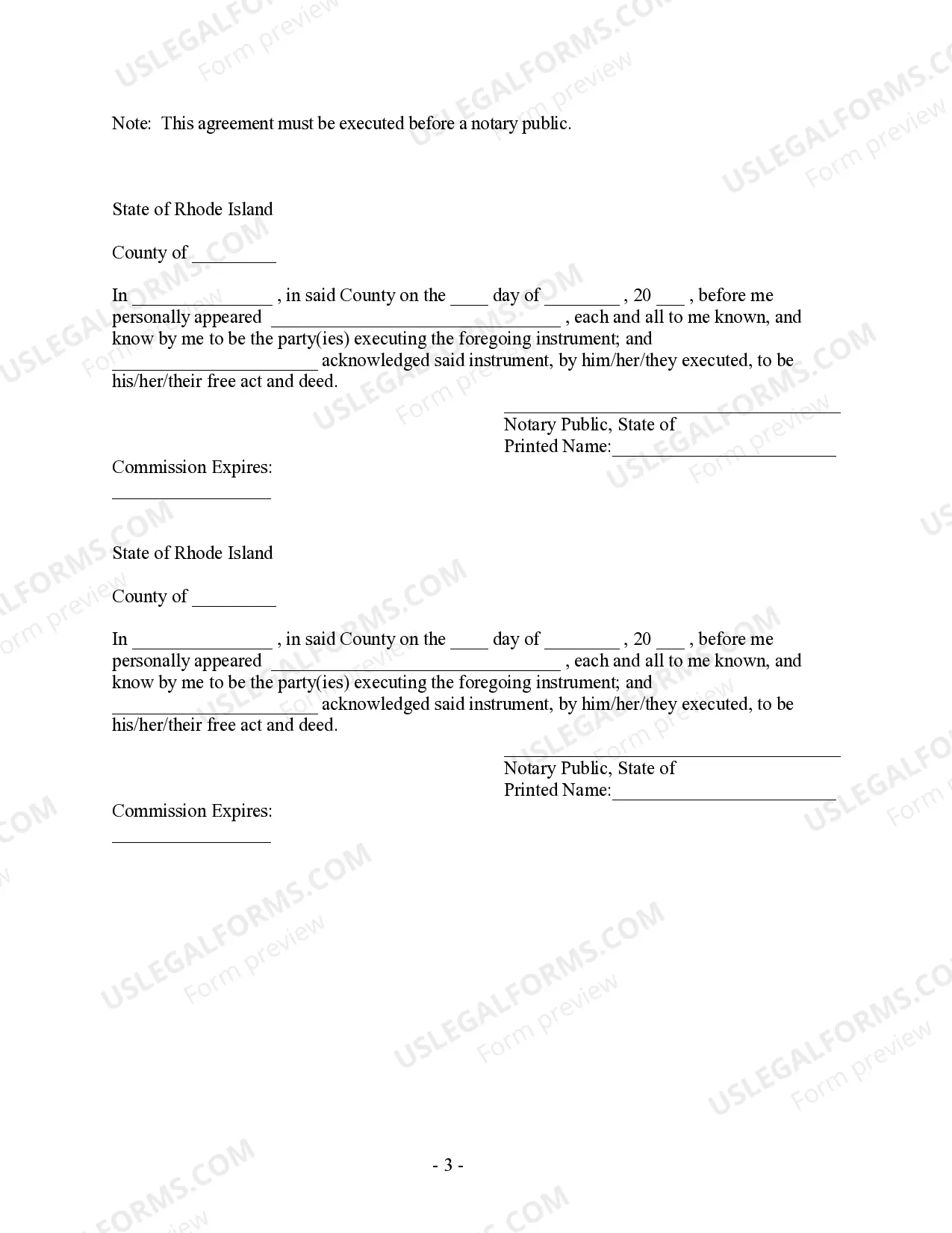 Preview Revocation of Postnuptial Property Agreement