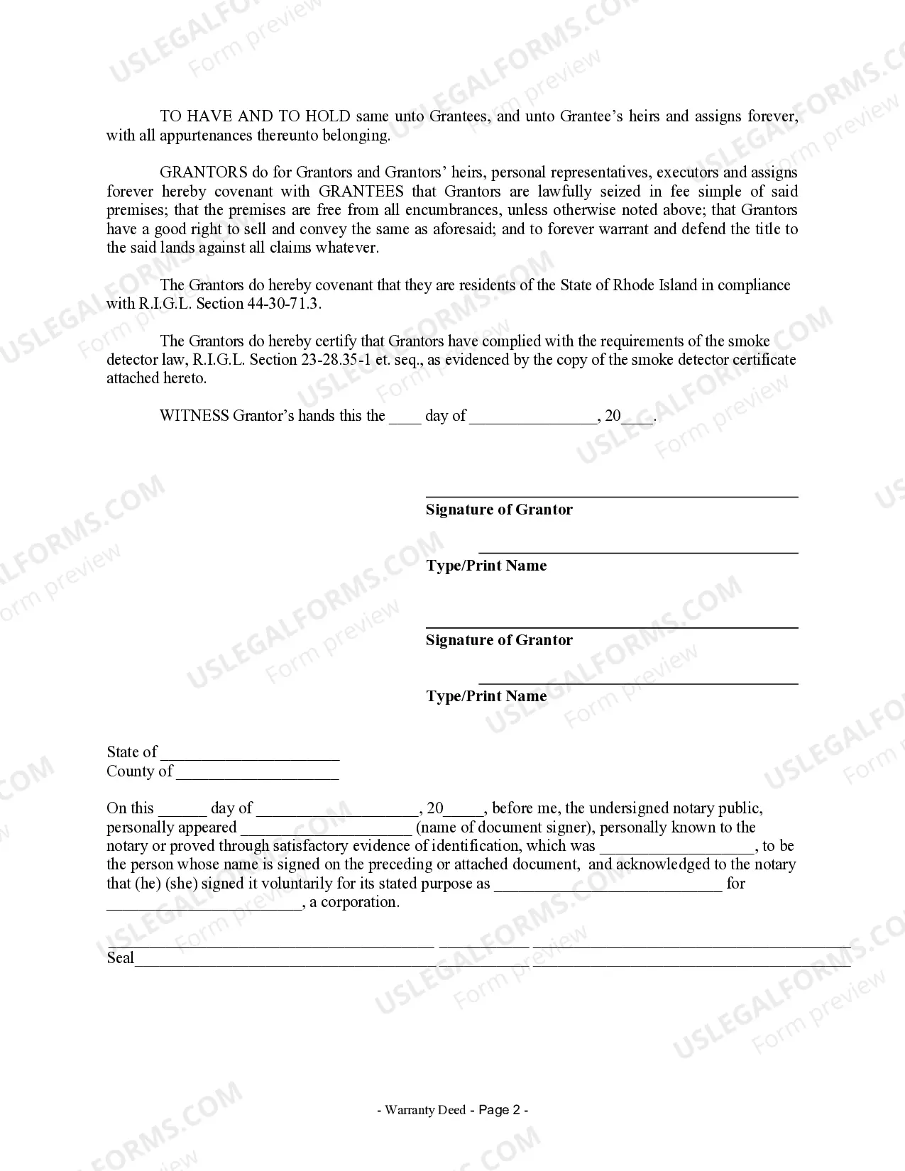 Preview Warranty Deed - Husband and Wife to Three Individuals