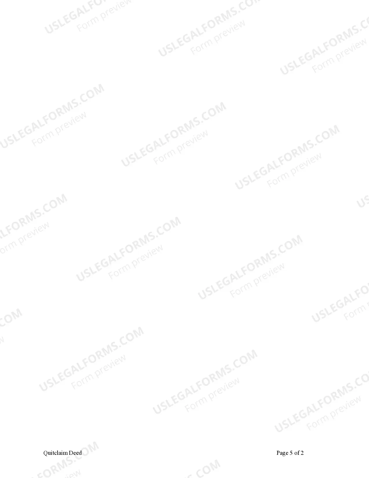 Preview Quitclaim Deed from Husband and Wife to Limited Liability Company