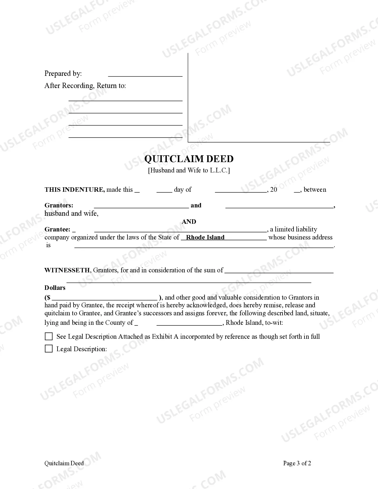 Preview Warranty Deed to Child Reserving a Life Estate in the Parents