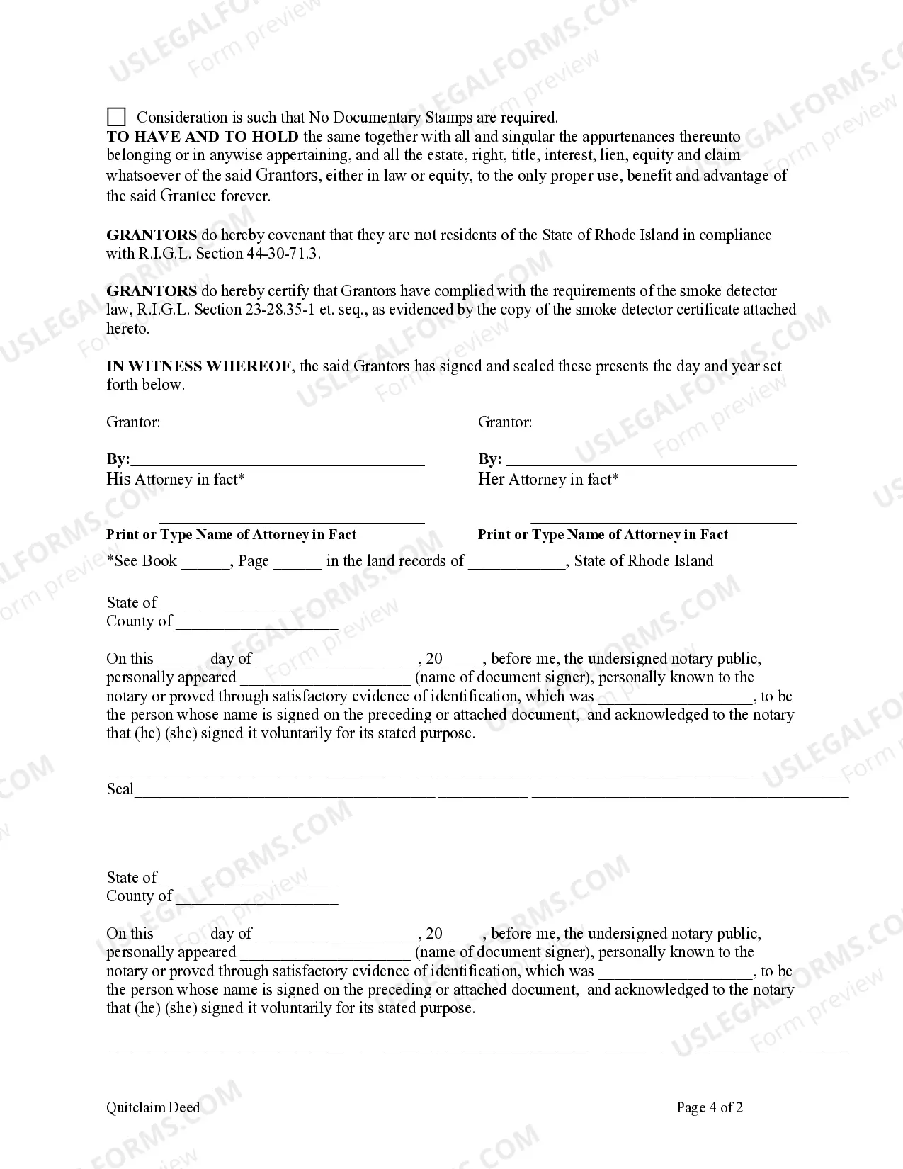 Preview Warranty Deed to Child Reserving a Life Estate in the Parents