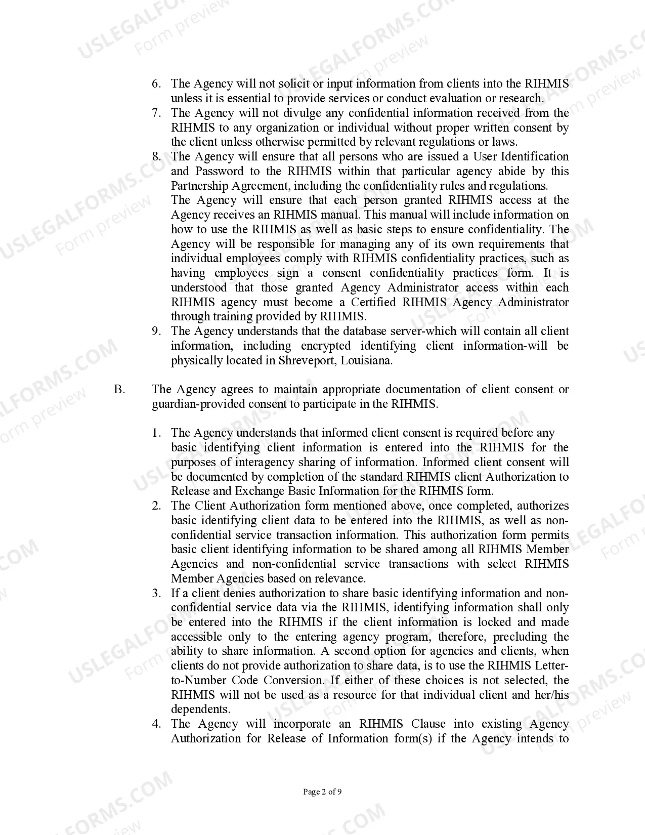 Preview Rhode Island Homelessness Management and Information System Policy Statement and Consent Form - Rhode Island