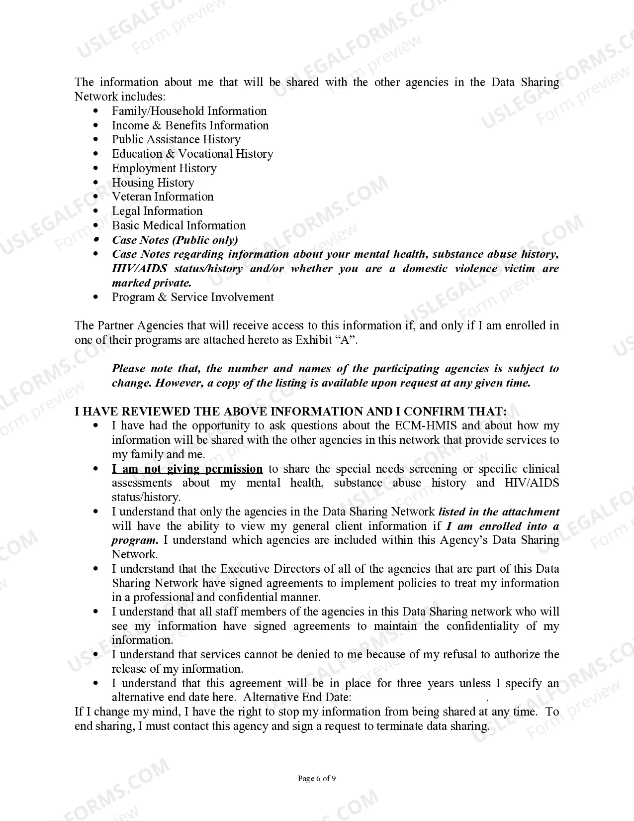 Preview Rhode Island Homelessness Management and Information System Policy Statement and Consent Form - Rhode Island