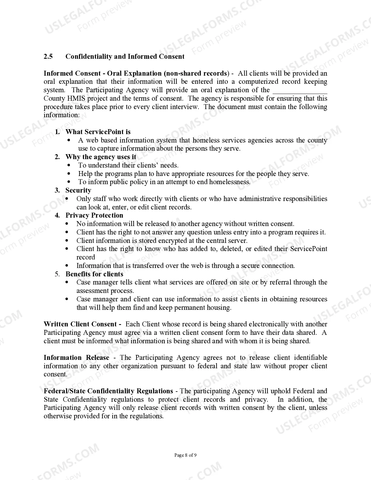 Preview Rhode Island Homelessness Management and Information System Policy Statement and Consent Form - Rhode Island