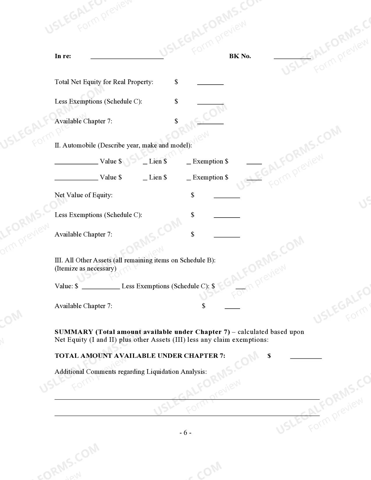 Preview Chapter 13 Plan and Coversheet