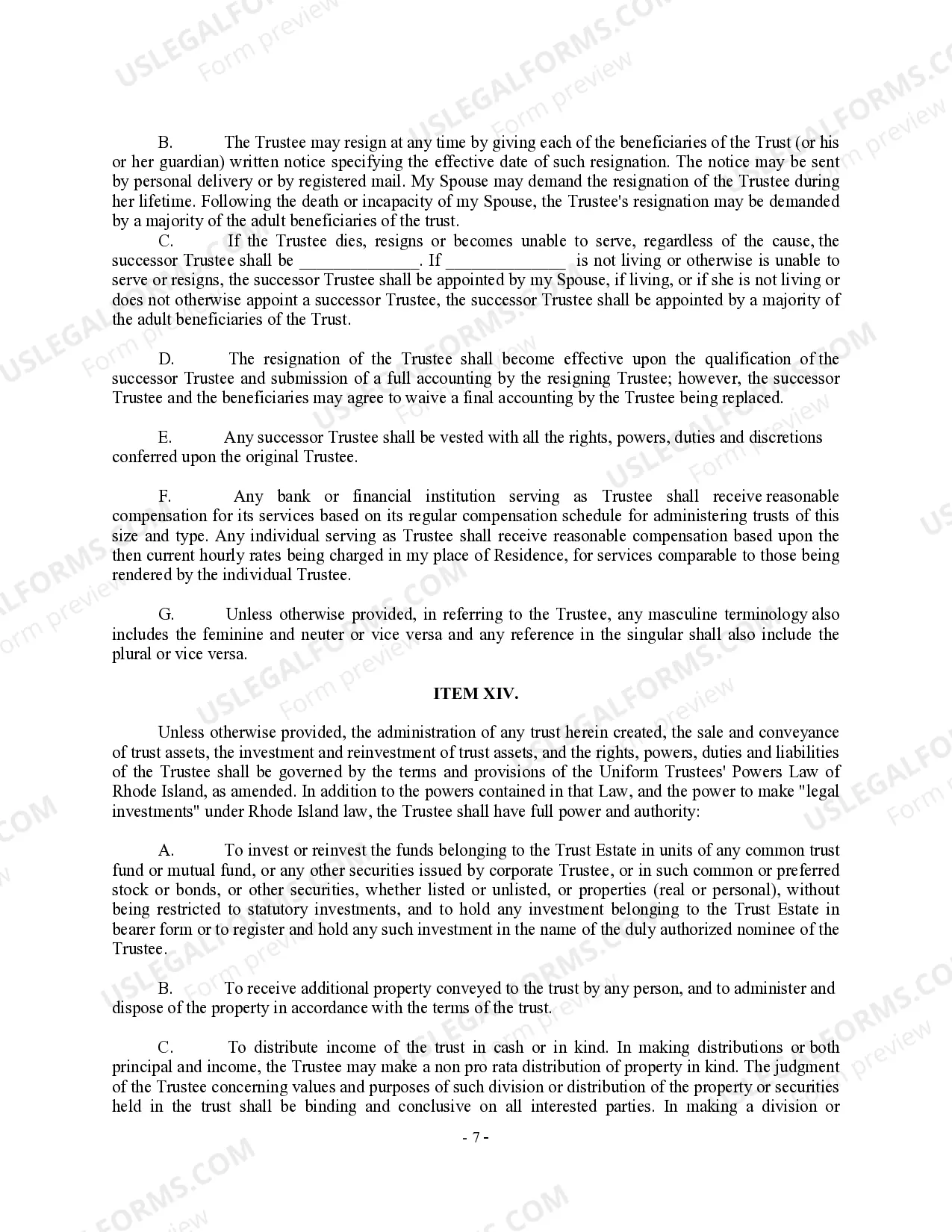 Preview Complex Will with Credit Shelter Marital Trust for Large Estates