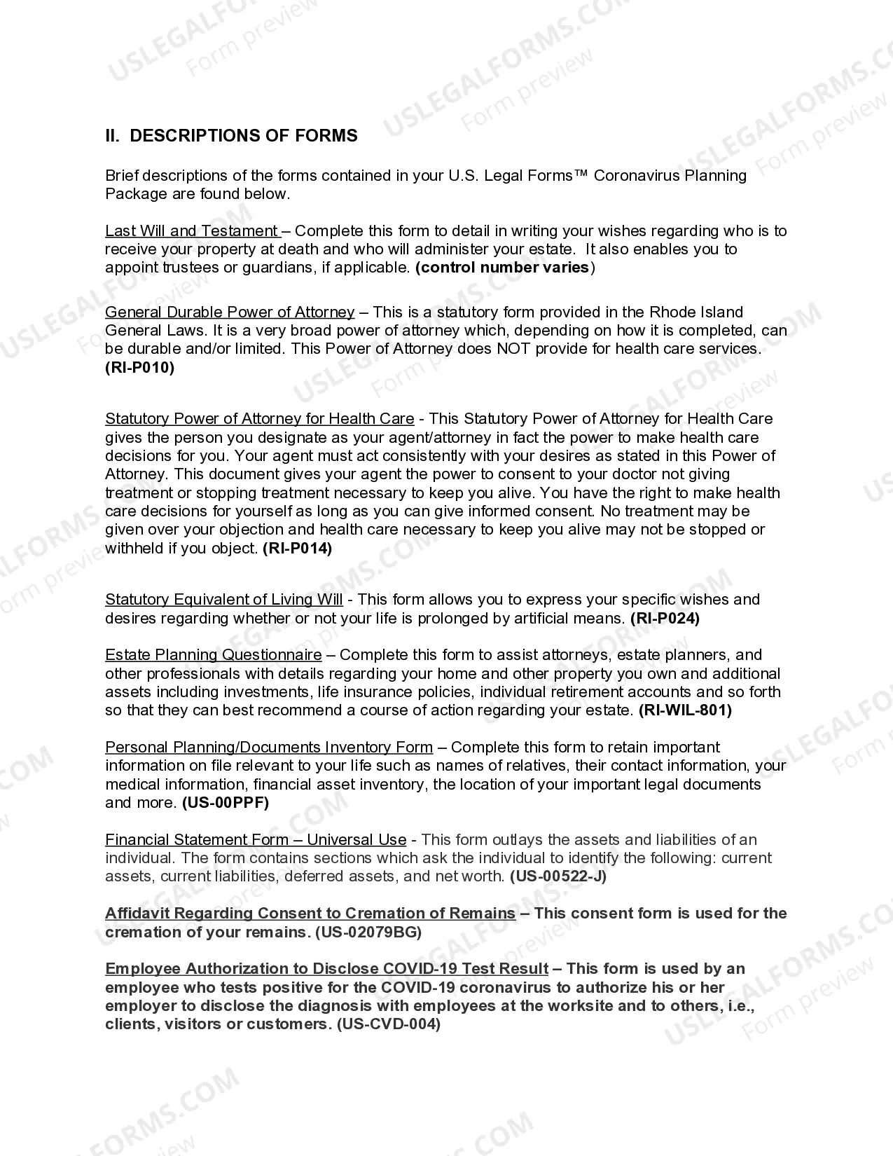 Preview Rhode Island Coronavirus COVID-19 Family Planning Package