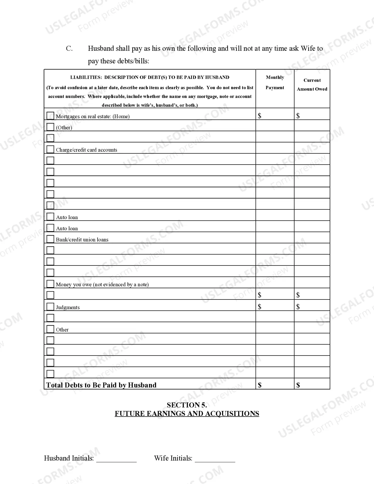 Preview Marital Domestic Separation and Property Settlement Agreement Adult Children Parties May have Joint Property or Debts where Divorce Action Filed