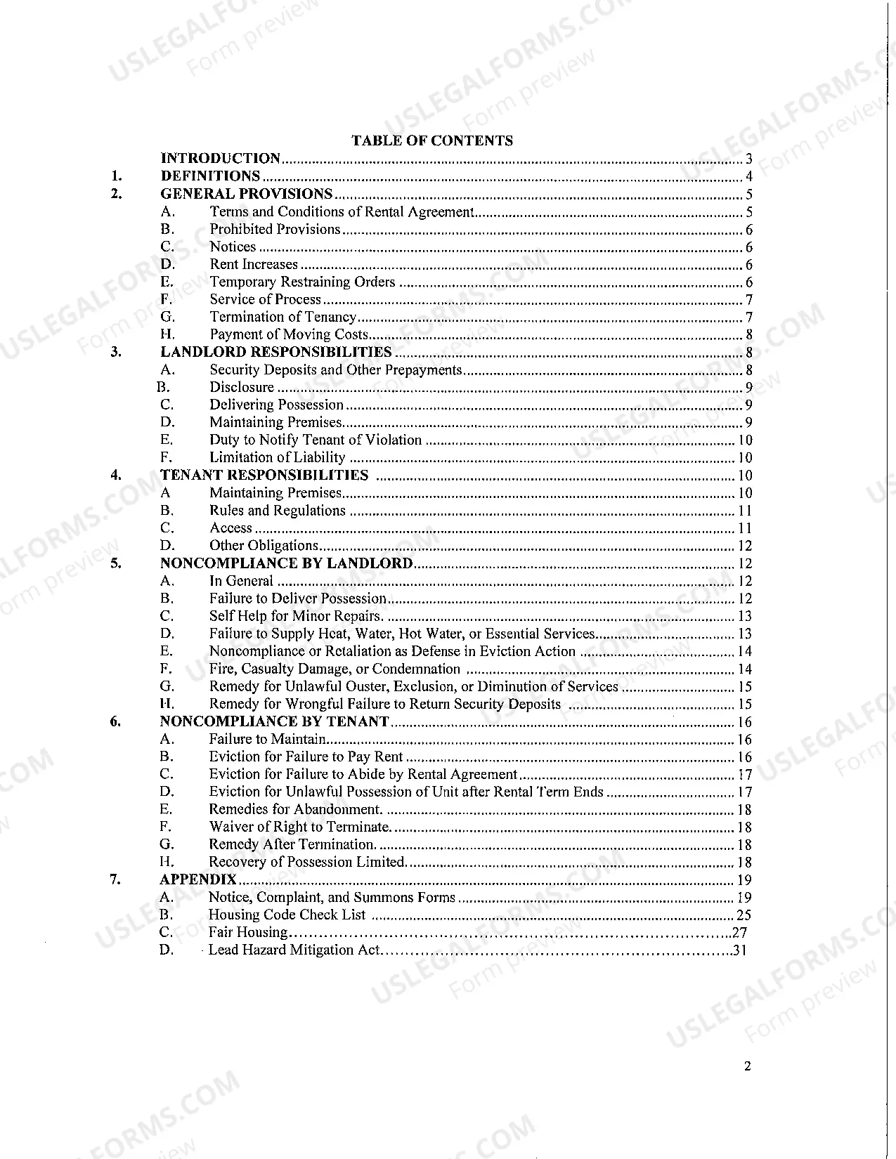 Preview The Rhode Island Landlord-Tenant Handbook