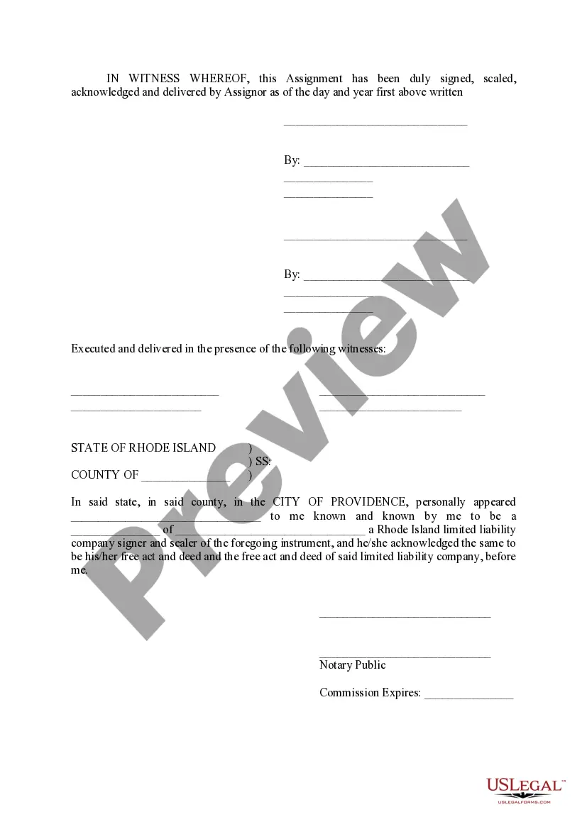 Preview Collateral, Assignment of Leases and RentalsAnd Rentals