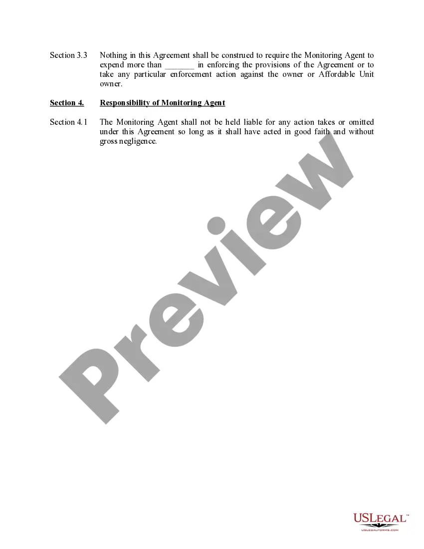 Preview Monitoring Service Agreement