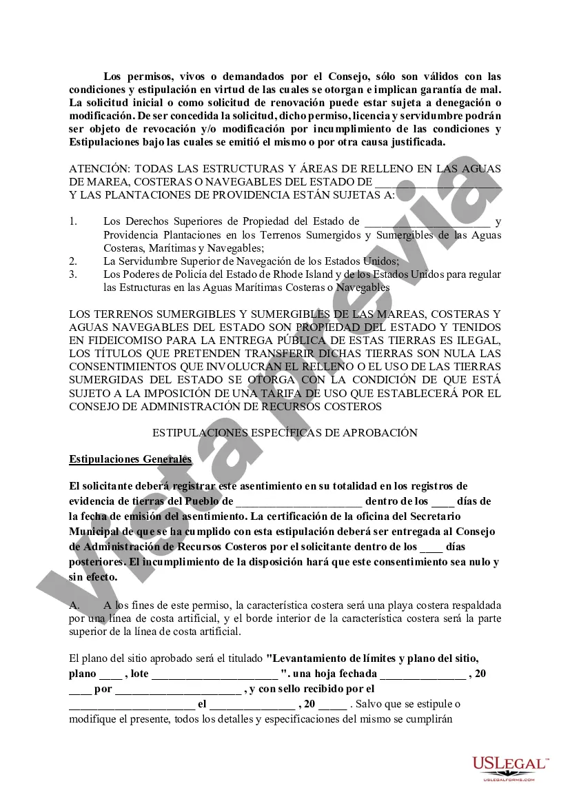 Preview Asentimiento residencial