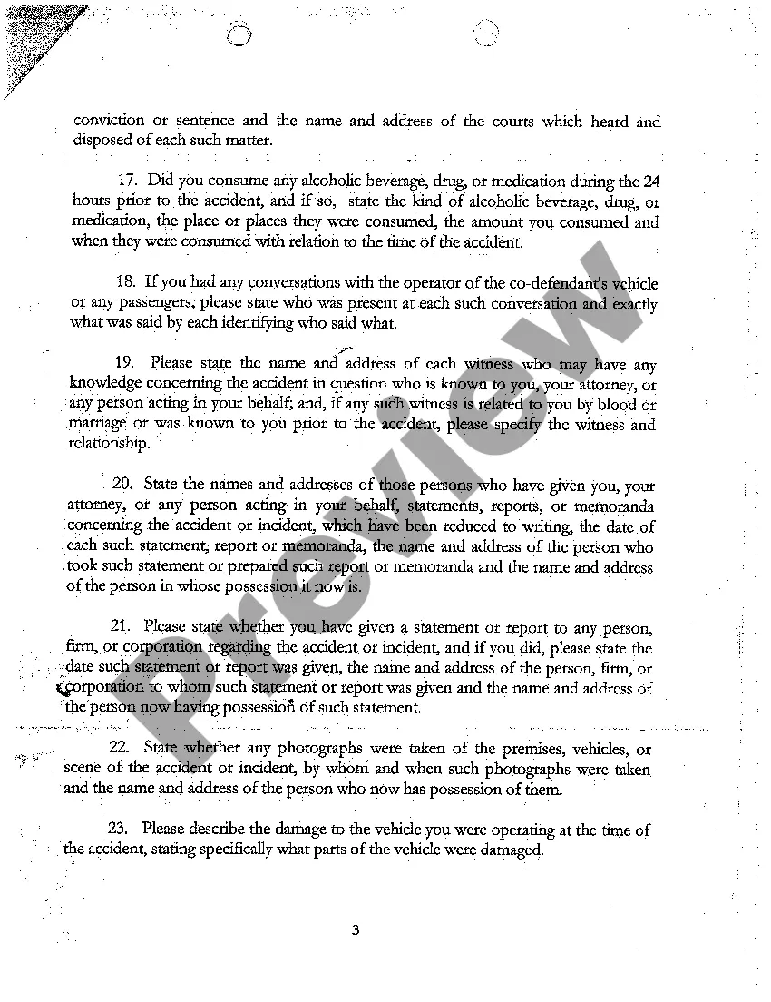 Get A03 Interrogatories from Co-Defendant to Another Co-Defendant Preview A03 Interrogatories from Co-Defendant to Another Co-Defendant