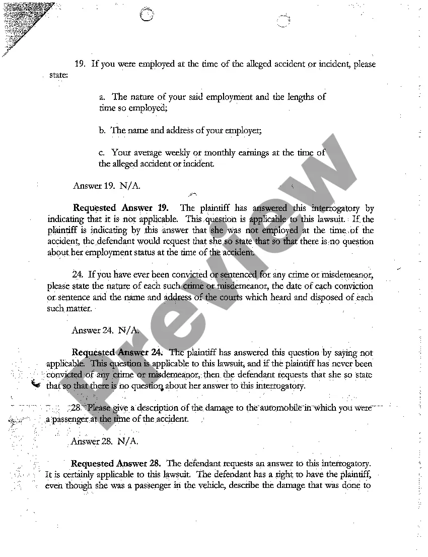Preview A08 Defendant's Motion to Compel Plaintiff for More Responsive Answers