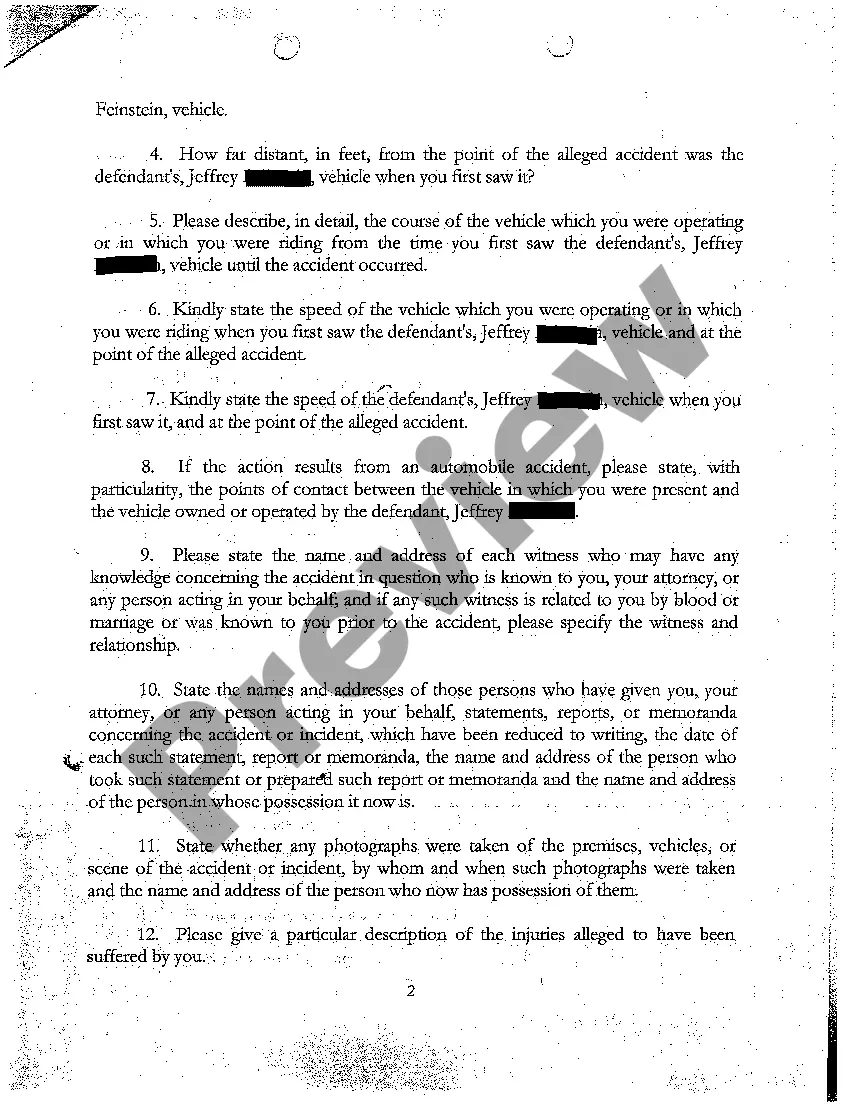 Preview A32 Interrogatories Propounded to Plaintiff