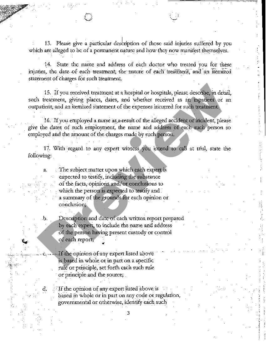 Preview A32 Interrogatories Propounded to Plaintiff