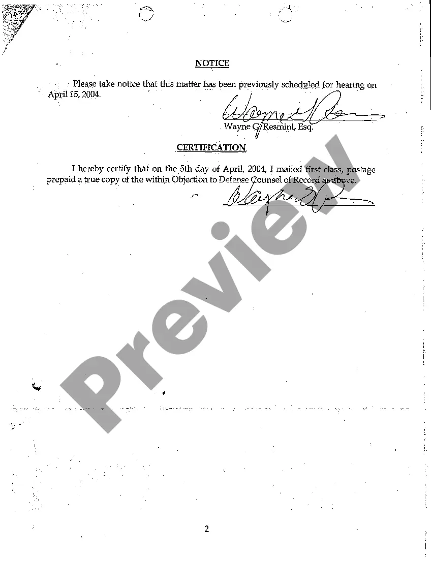 Preview A36 Plaintiff's Objection to Motion for an Independent Medical Examination