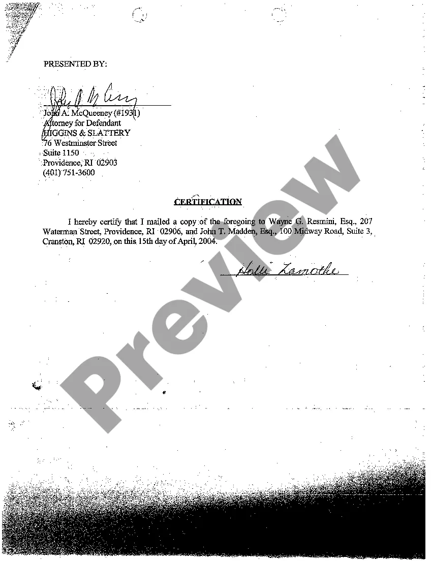 Preview A37 Order Granting Defendant's Motion for a Physical Examination of Plaintiff