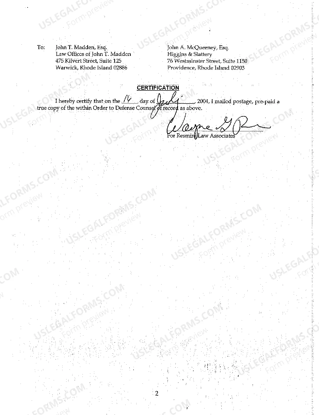 Preview A45 Rejection of Arbitrator's Award